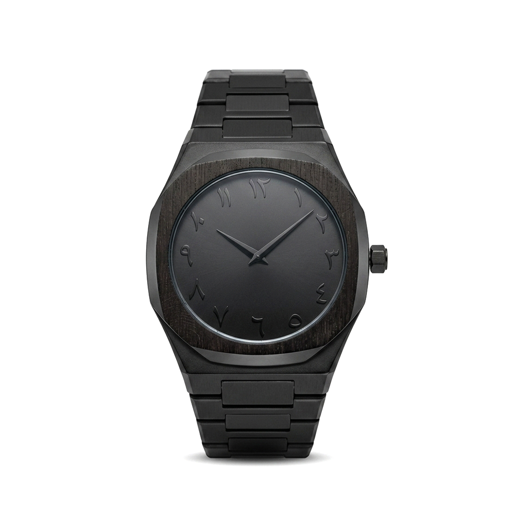 ARABIC AURA WATCH METAL - MATTE BLACK