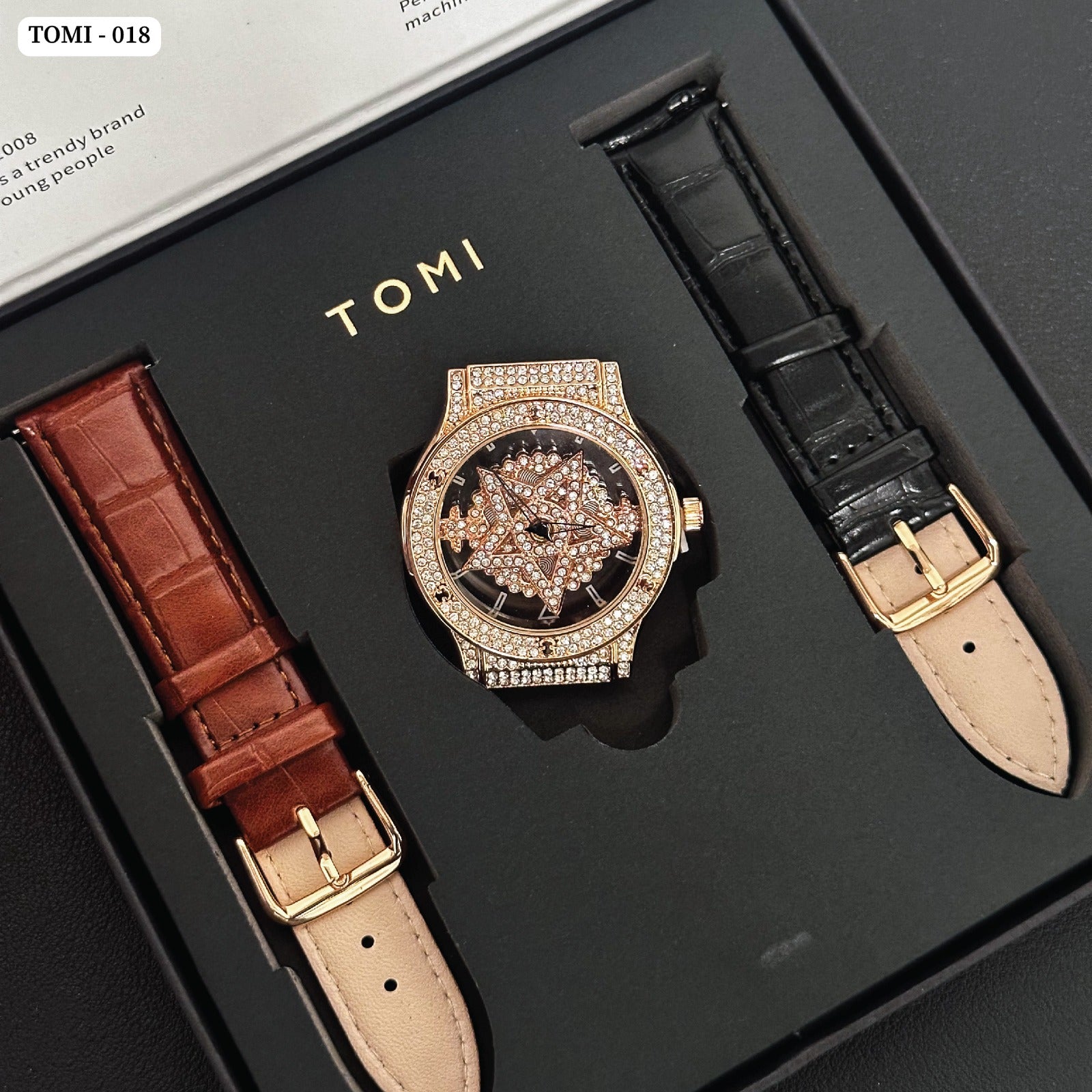 TOMI SPELL LUXURY BUSINESS CLASS WATCH - TOMI- 018
