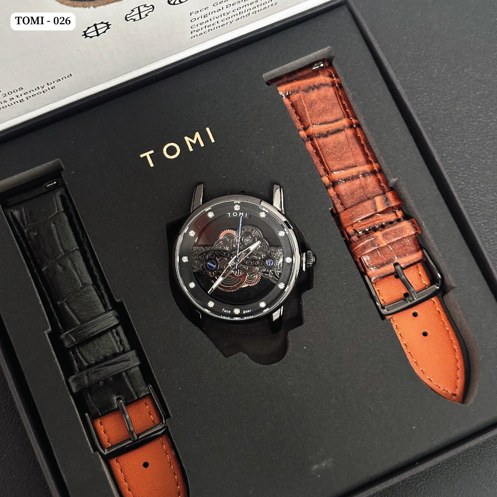 TOMI SPELL LUXURY BUSINESS CLASS WATCH - TOMI- 026
