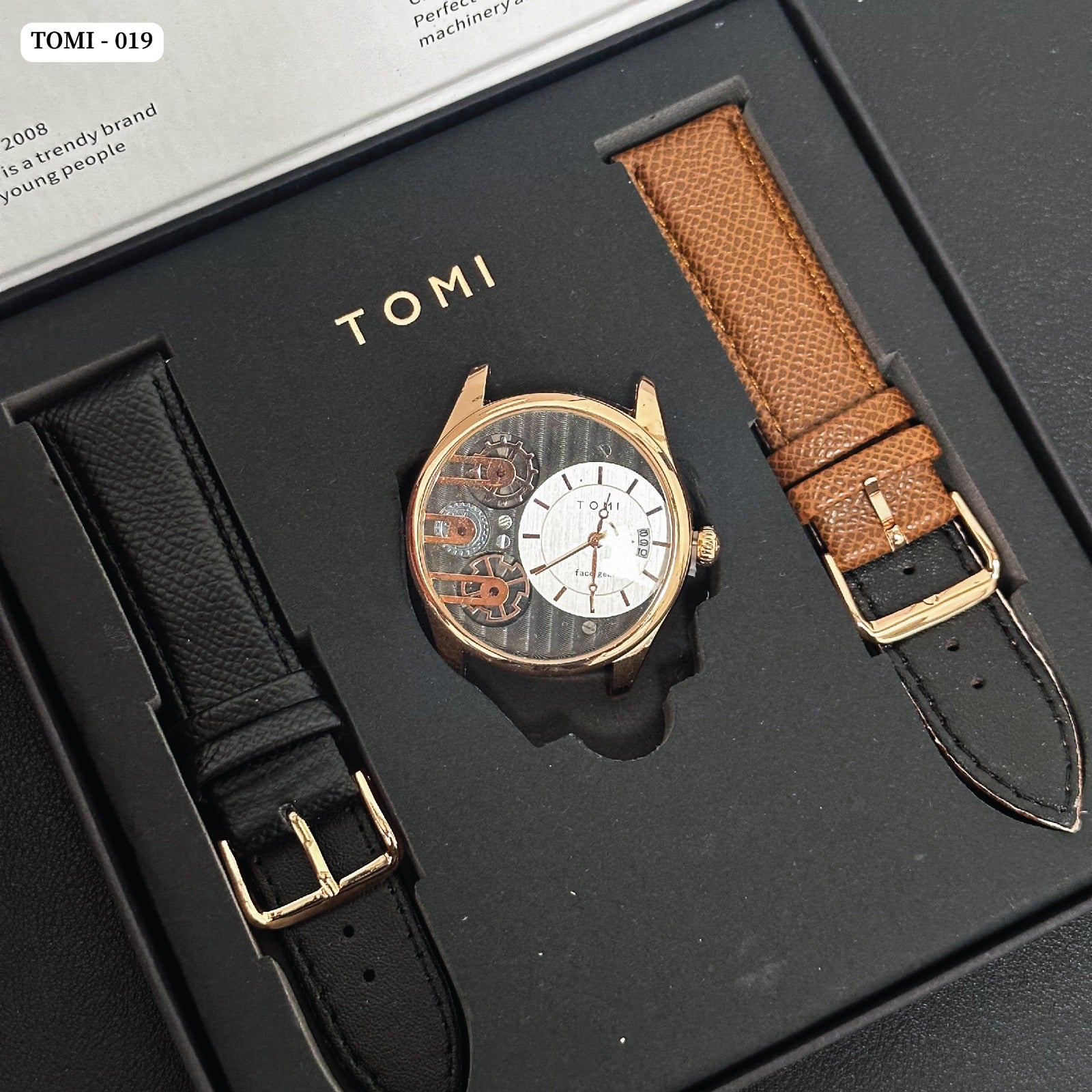 TOMI SPELL LUXURY BUSINESS CLASS WATCH - TOMI- 019