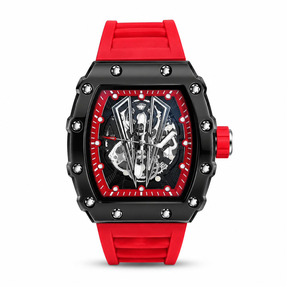 RM Inspired Watch - Red / Black