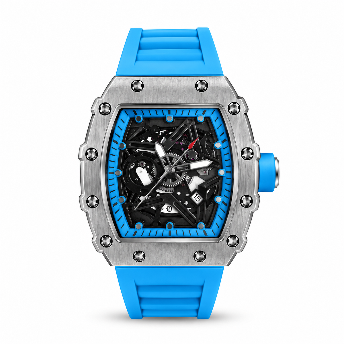RM Inspired Watch - Blue / Silver