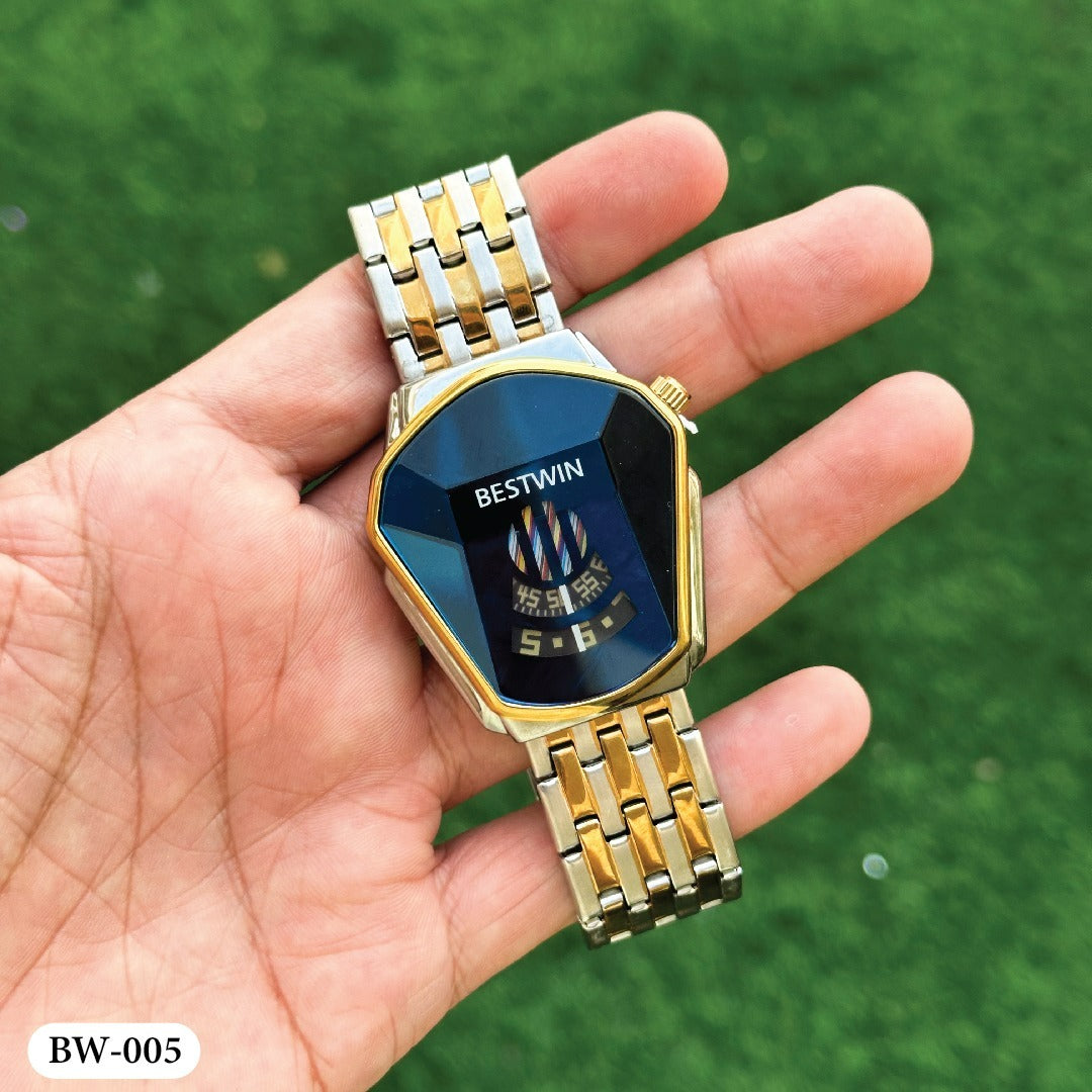 Best Win Watch - Golden Silver