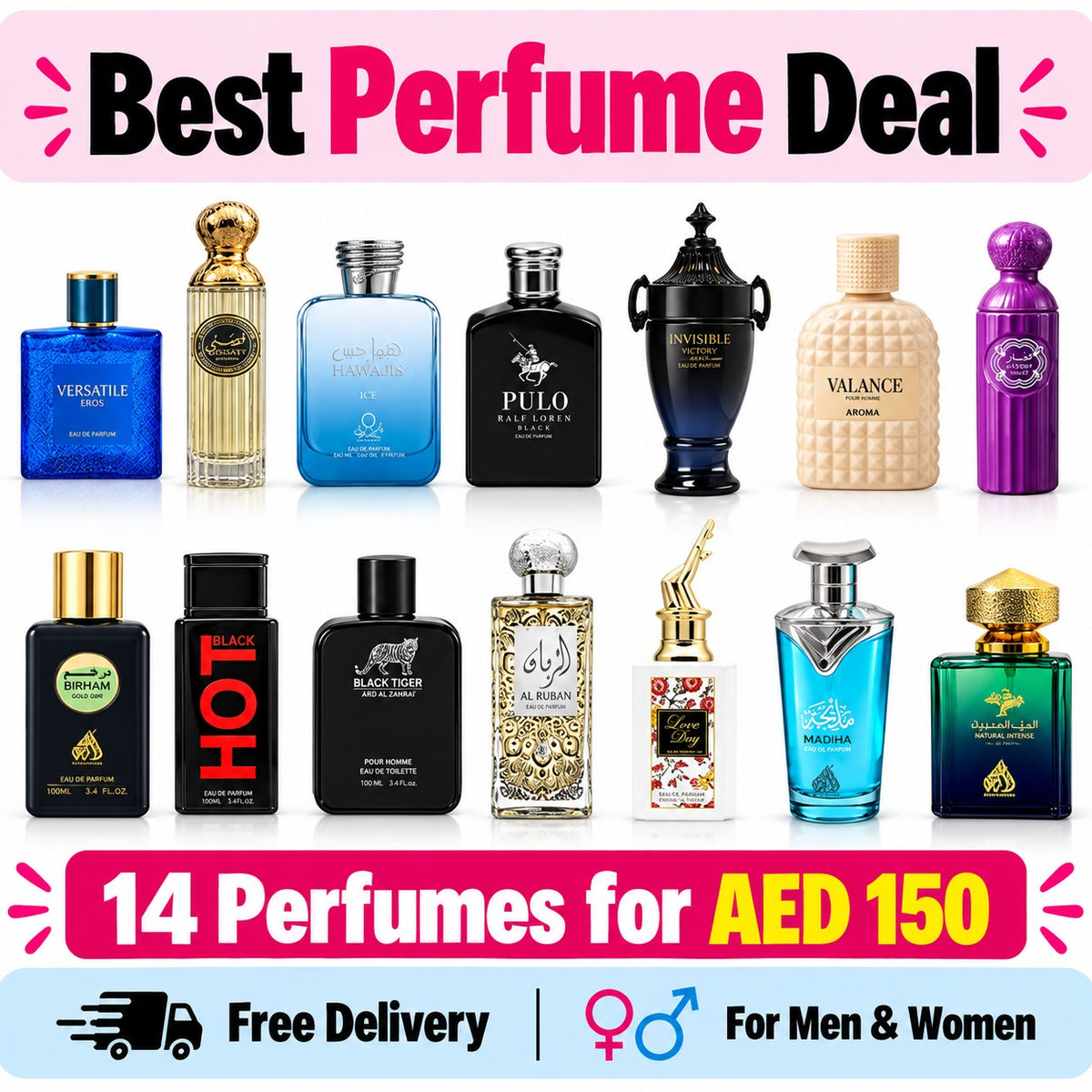 14 Mix Perfumes Deal