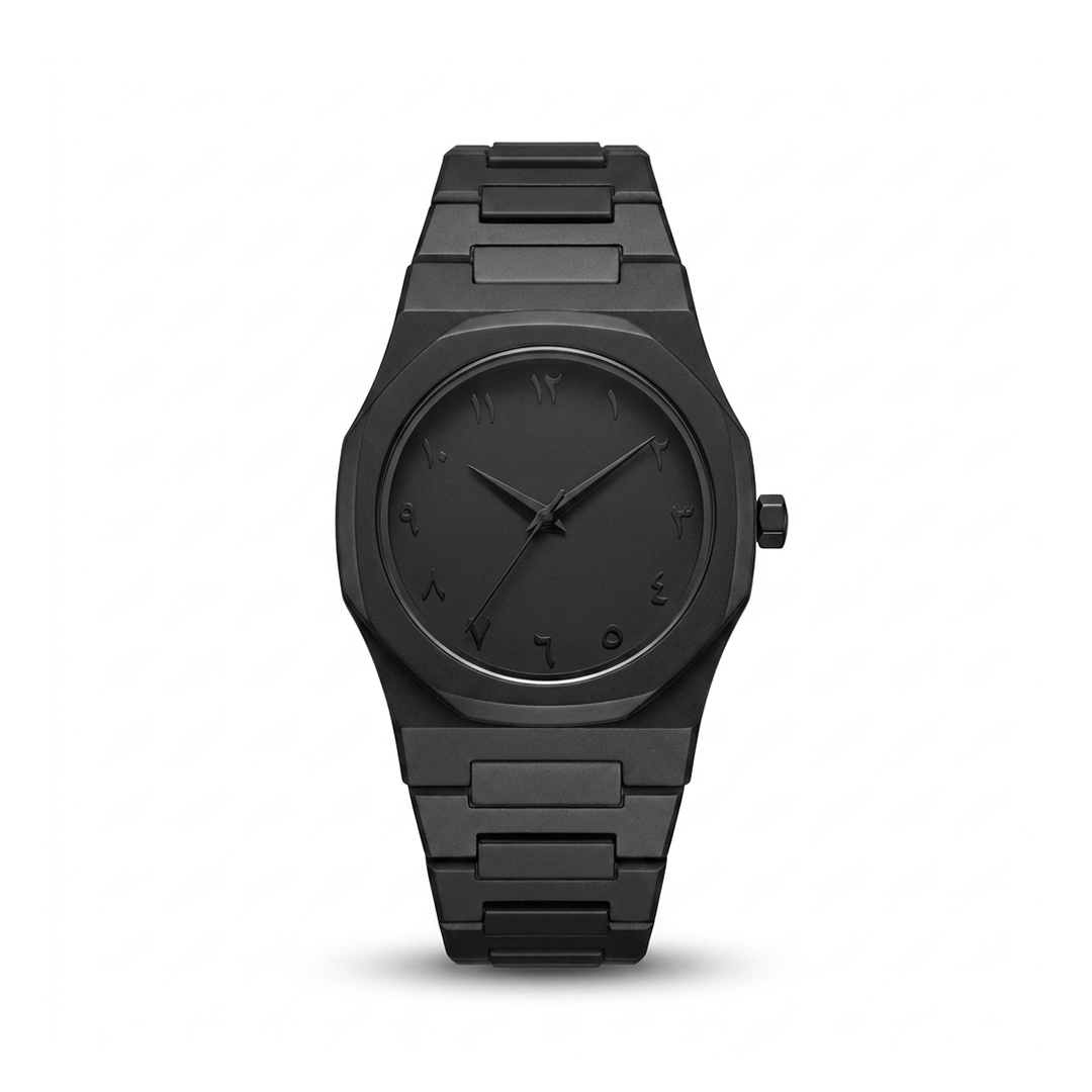 ARABIC AURA WATCH FIBER - BLACK