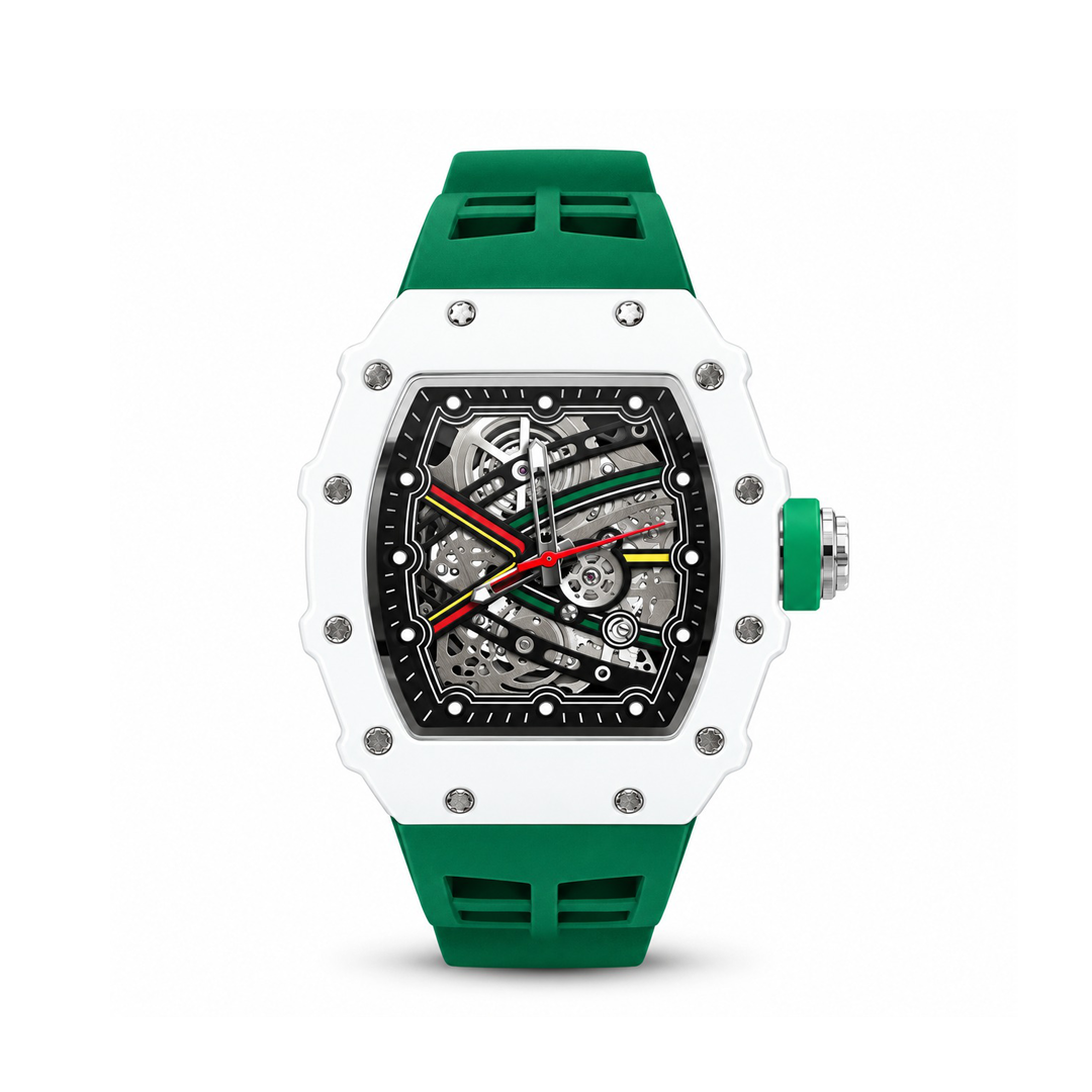 RM Premium Inspired Watch - White / Green