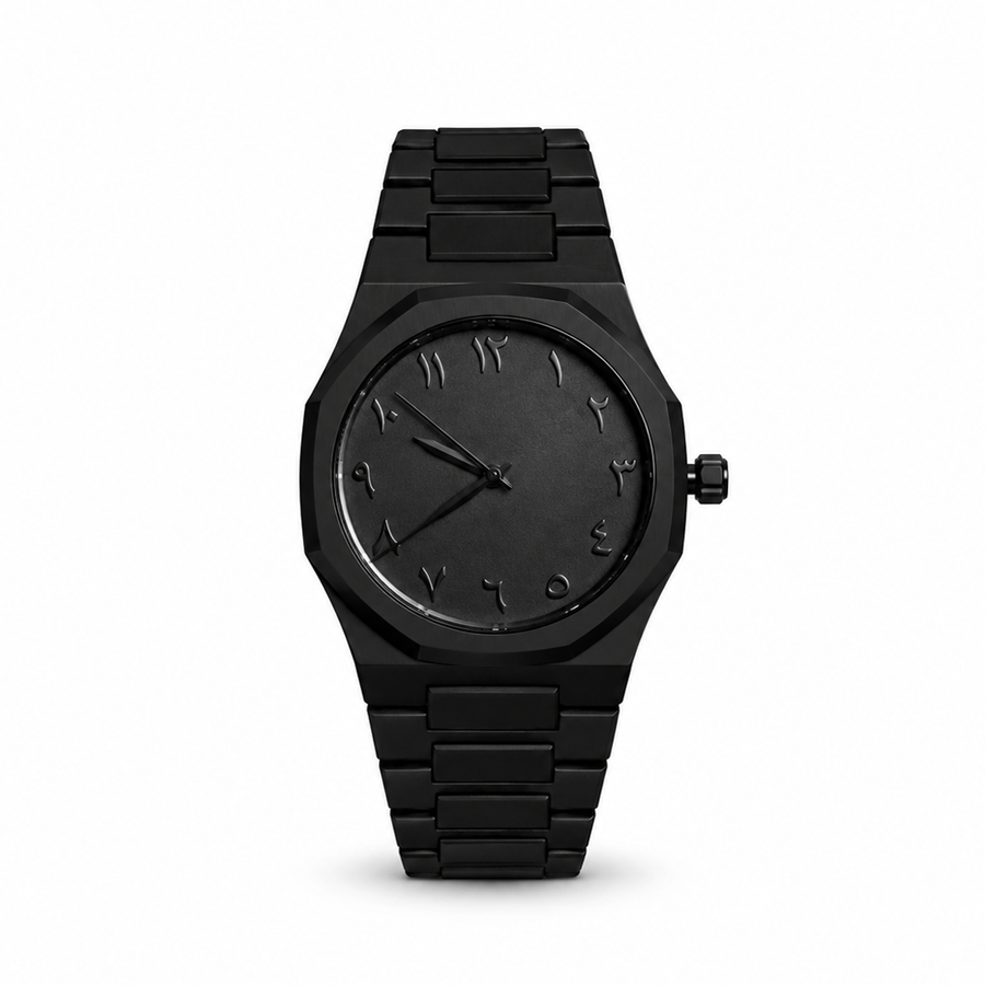 Arabic Aura Fiber Watch - Matte Black