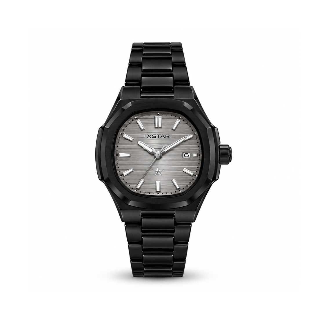 PP Inspired Watches- Black / Silver