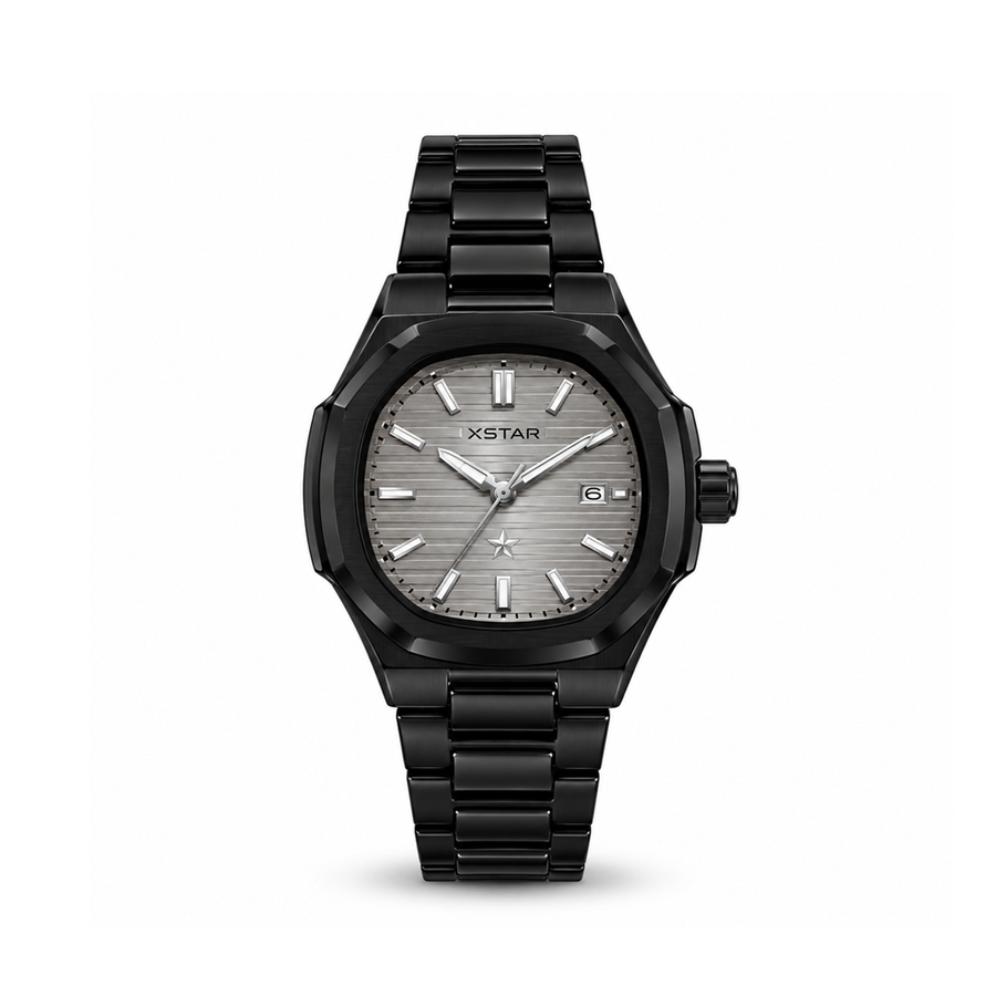 PP Inspired Watches- Black / Silver